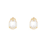 Orecchini cristallo a goccia Ninfa - Bianco - Sodini Bijoux