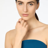 Anello cristallo a goccia Ninfa - Viola - Sodini Bijoux