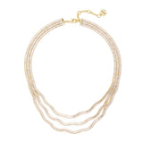 Collana corta a tre fili Serenissima - Bianco - Sodini Bijoux