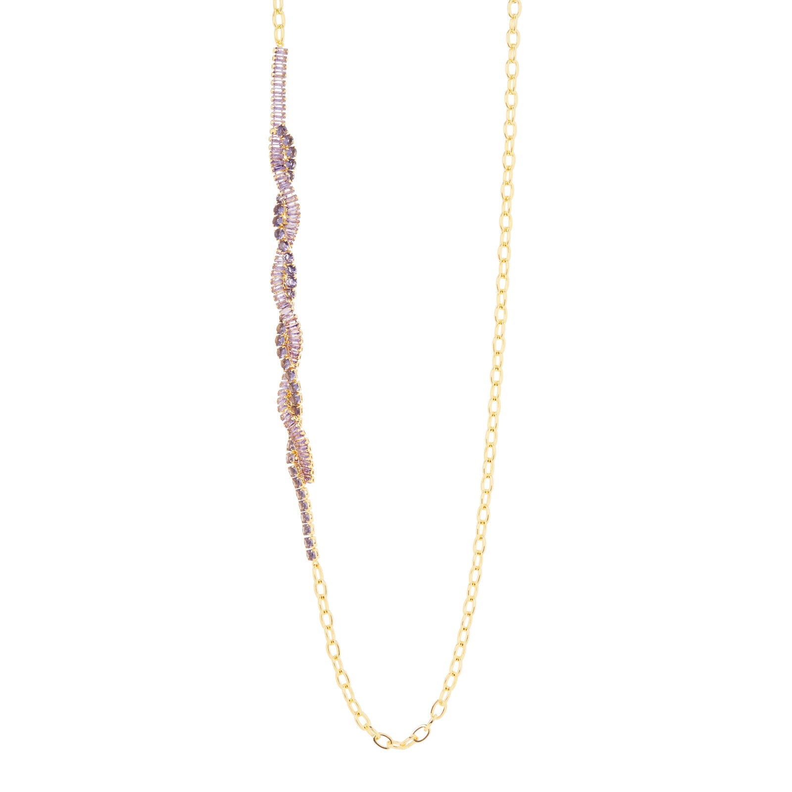 Collana lunga a due fili Serenissima - Viola - Sodini Bijoux