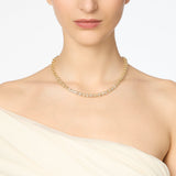 Collana corta ad anellini di zirconi Serenissima - Bianco - Sodini Bijoux