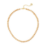 Collana corta ad anellini di zirconi Serenissima - Champagne - Sodini Bijoux