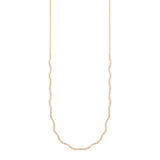 Collana lunga serpentina e zirconi Serenissima - Bianco - Sodini Bijoux