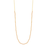 Collana lunga serpentina e zirconi Serenissima - Champagne - Sodini Bijoux