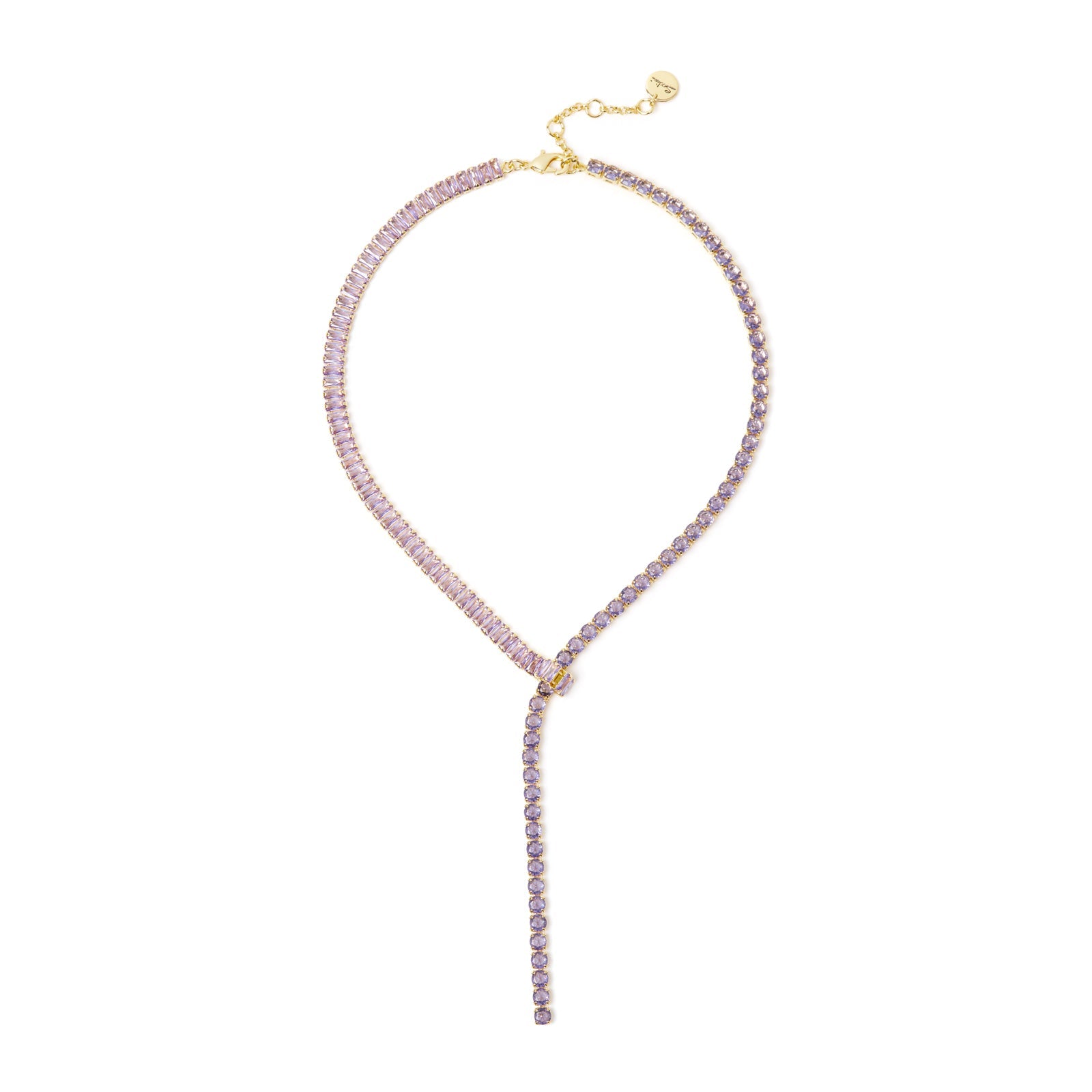 Collana a Y Serenissima - Viola - Sodini Bijoux