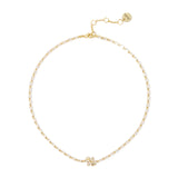 Girocollo con elemento geometrico Serenissima - Bianco - Sodini Bijoux