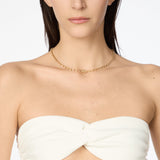 Girocollo con elemento geometrico Serenissima - Champagne - Sodini Bijoux