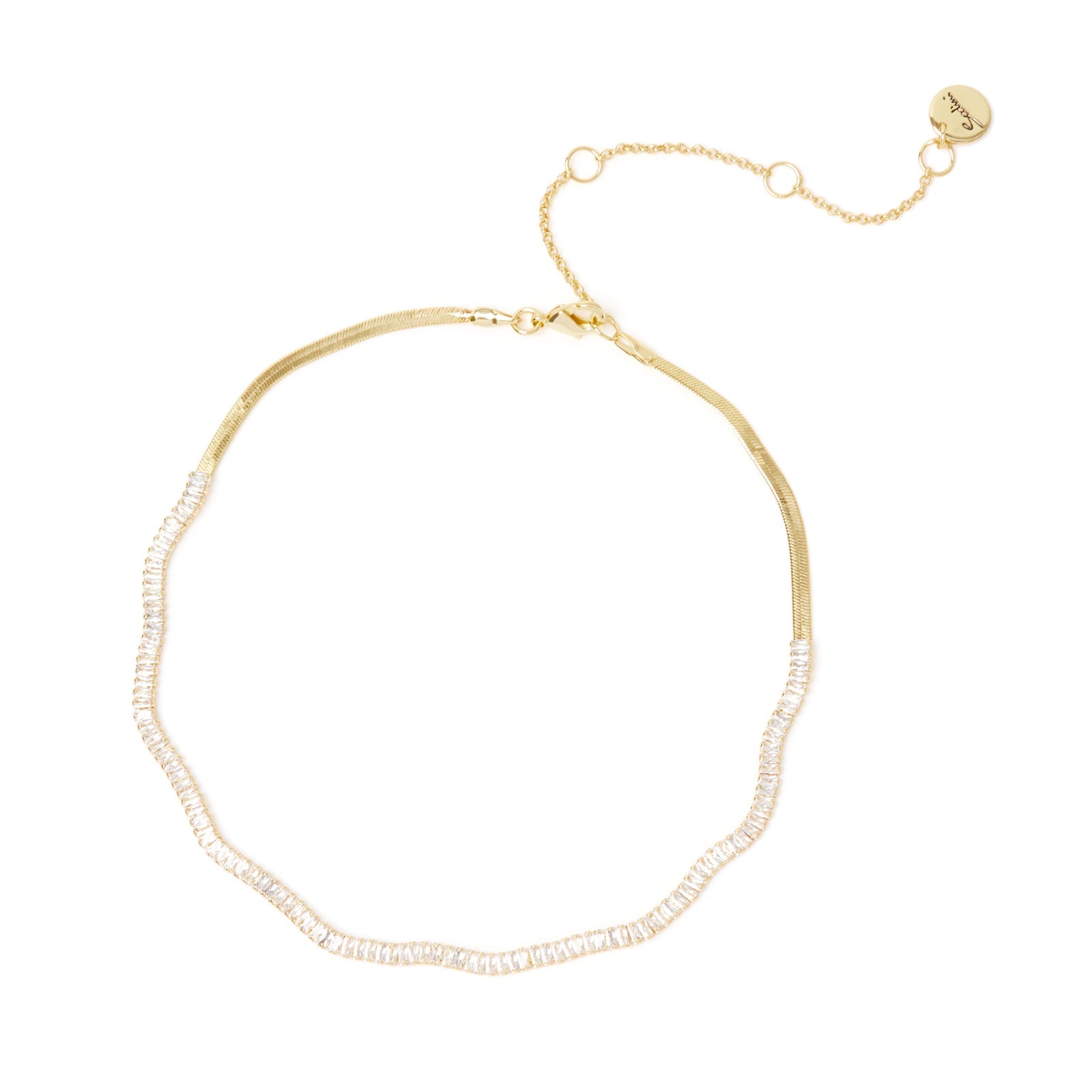 Girocollo serpentina e zirconi Serenissima - Bianco - Sodini Bijoux