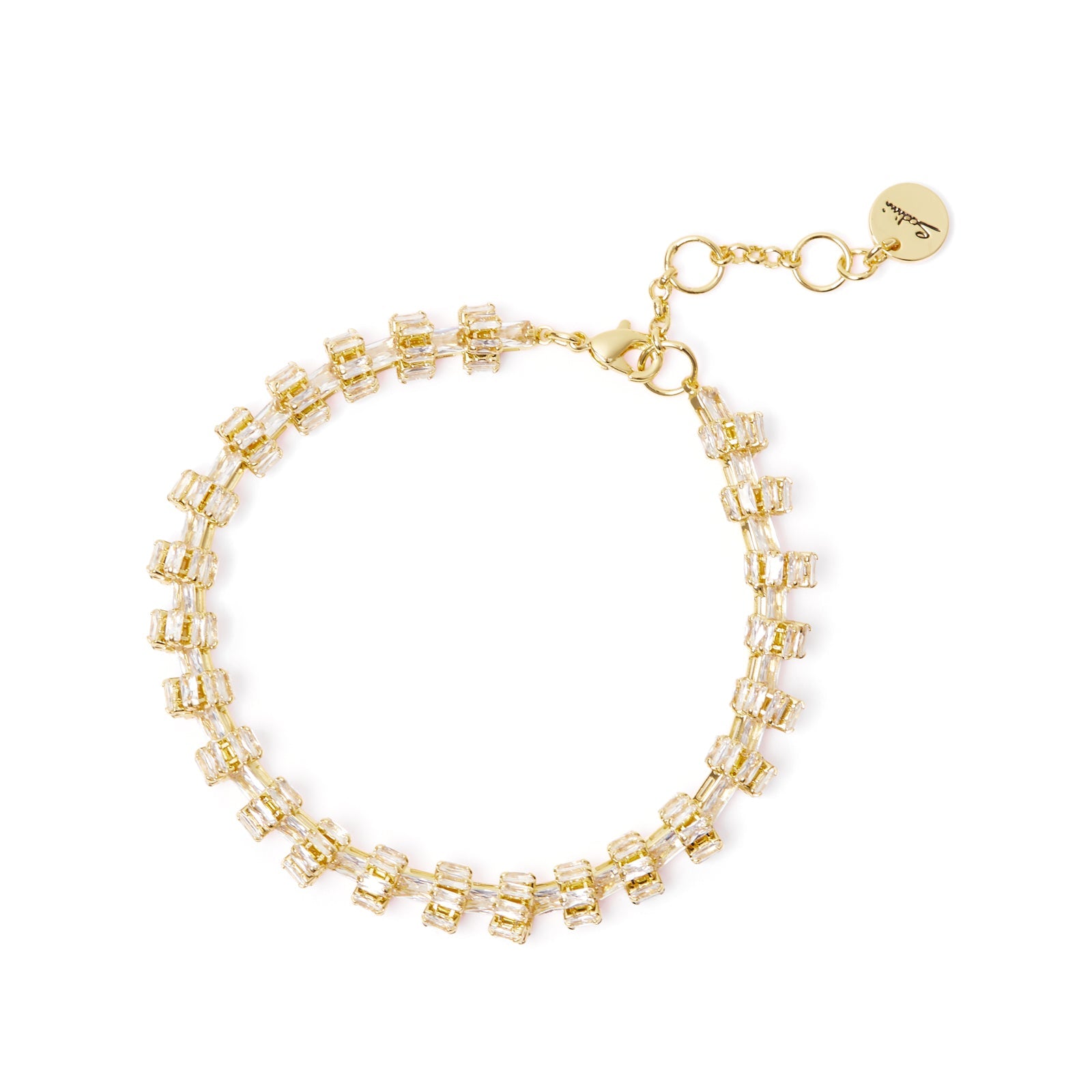 Bracciale con anellini di zirconi Serenissima - Bianco - Sodini Bijoux