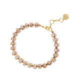 Bracciale con anellini di zirconi Serenissima - Viola - Sodini Bijoux