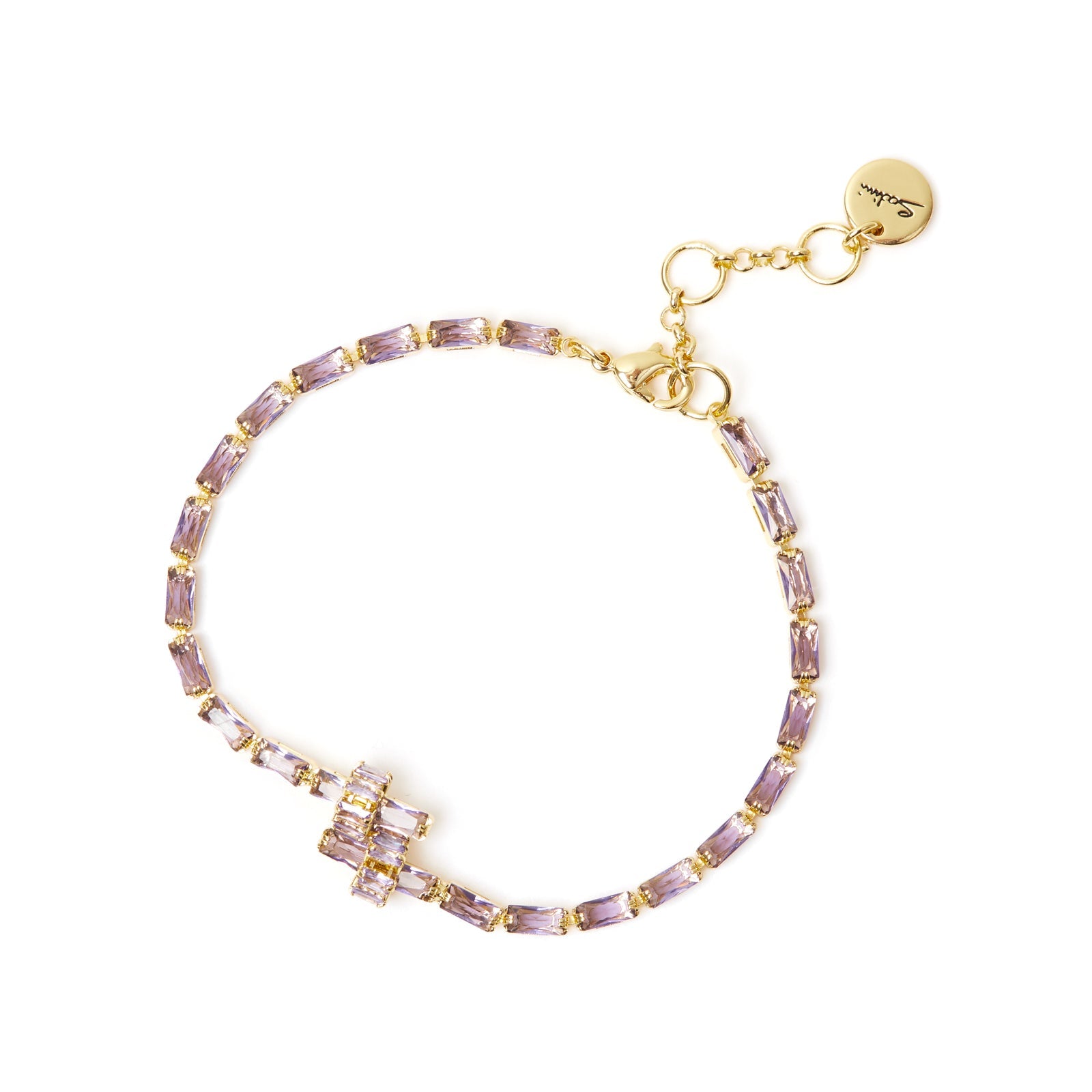 Bracciale con elemento geometrico Serenissima - Viola - Sodini Bijoux