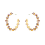 Earrings hoop and semihoops Serenissima - Purple - Sodini Bijoux