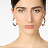 Earrings hoop and semihoops Serenissima - Purple - Sodini Bijoux
