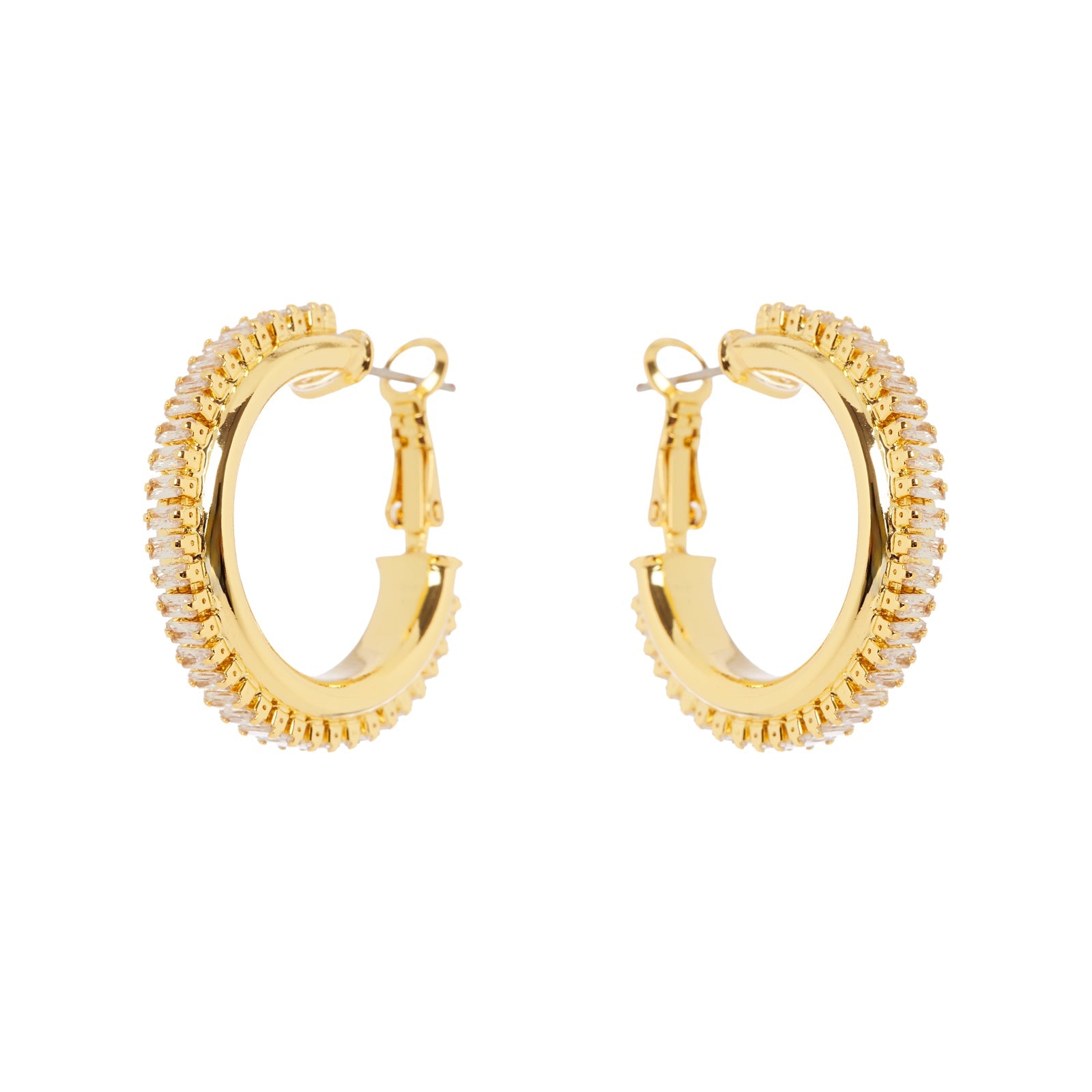 Orecchini a cerchio Serenissima - Bianco - Sodini Bijoux