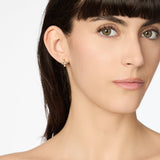 Orecchini barretta e semicerchio Serenissima - Bianco - Sodini Bijoux