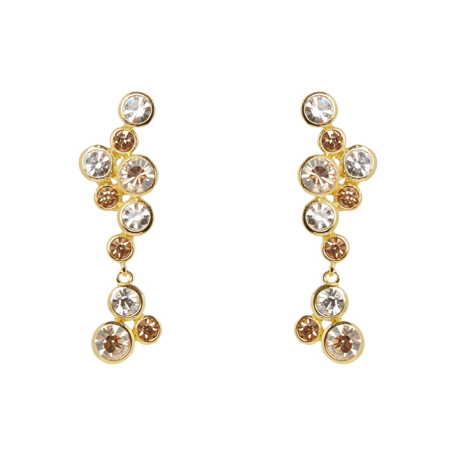 Orecchini fantasia di bubble Halley - Champagne - Sodini Bijoux