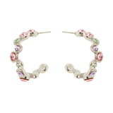 Orecchini a cerchio di bubble Halley - Multicolor - Sodini Bijoux