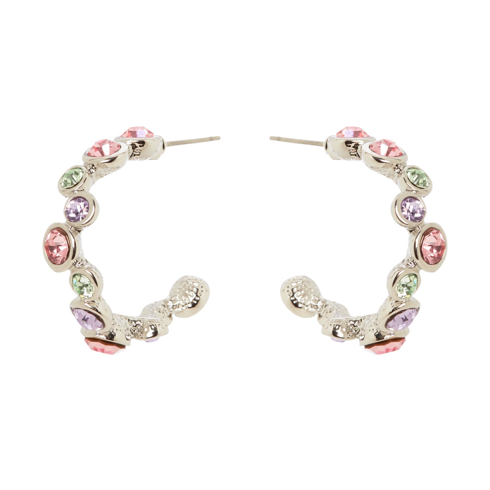 Orecchini a cerchio di bubble Halley - Multicolor - Sodini Bijoux