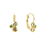 Orecchini monachella e tre bubble Halley - Verde - Sodini Bijoux