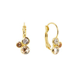 Orecchini monachella e tre bubble Halley - Champagne - Sodini Bijoux