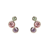 Orecchini a tre bubble Halley - Multicolor - Sodini Bijoux