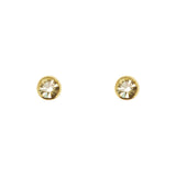 Small point-light earrings Halley - Green - Sodini Bijoux