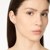 Small point-light earrings Halley - Champagne - Sodini Bijoux