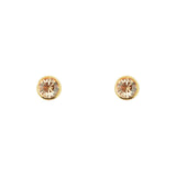 Small point-light earrings Halley - Champagne - Sodini Bijoux