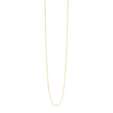 Collana lunga catena e perle Eve - Oro e bianco - Sodini Bijoux