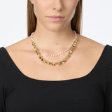 Collana corta doppio filo Eve - Oro e bianco - Sodini Bijoux