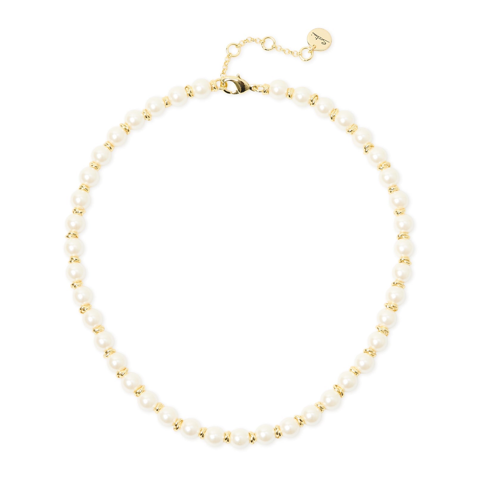 Collana corta perle Eve - Oro e bianco - Sodini Bijoux