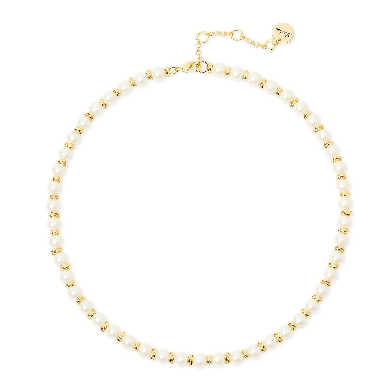 Girocollo perle Eve - Oro e bianco - Sodini Bijoux