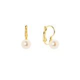 Orecchini monachella perla Eve - Oro e bianco - Sodini Bijoux