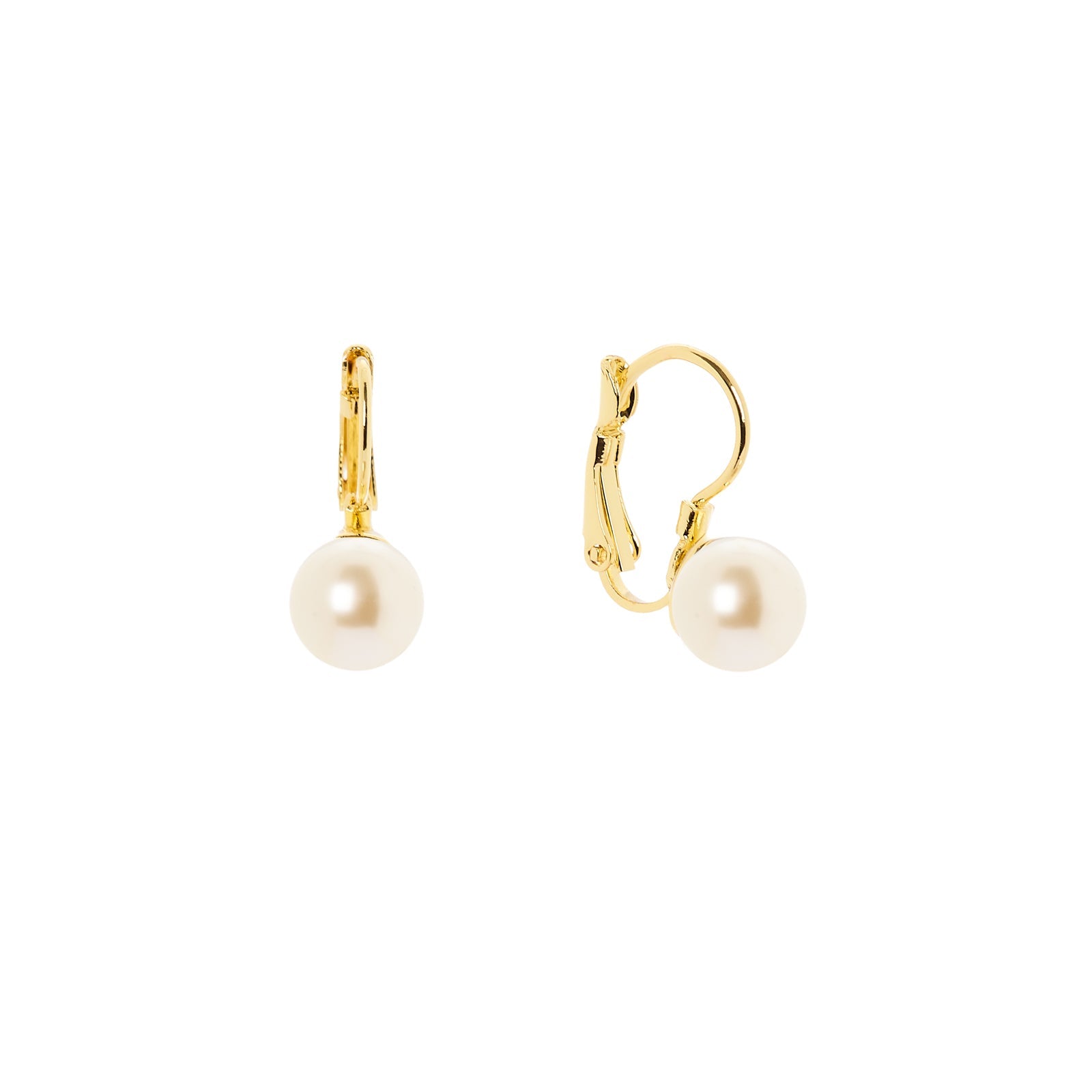 Orecchini monachella perla Eve - Oro e bianco - Sodini Bijoux