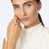 Anello toi et moi Eve - Oro e bianco - Sodini Bijoux