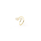 Anello toi et moi Eve - Oro e bianco - Sodini Bijoux