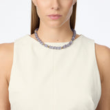 Short necklace Modern Muse - Light purple - Sodini Bijoux