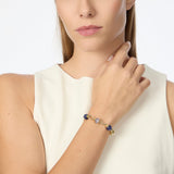 Short necklace boules Modern Muse - Blue - Sodini Bijoux