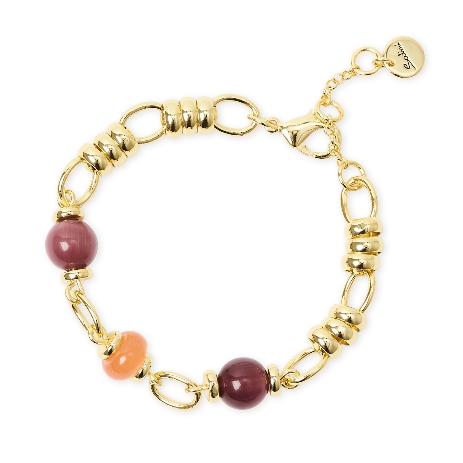 Bracciale catena boule cerchietti Modern Muse - Viola - Sodini Bijoux