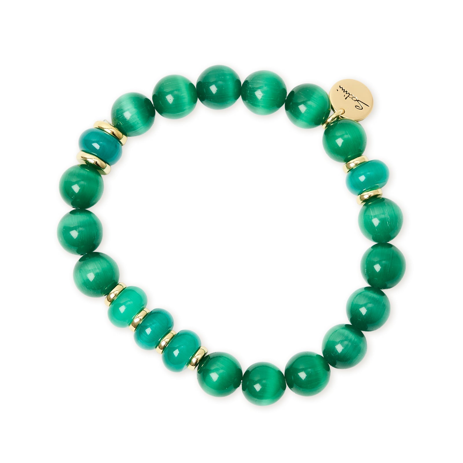 Bracciale elastico boule Modern Muse - Verde - Sodini Bijoux