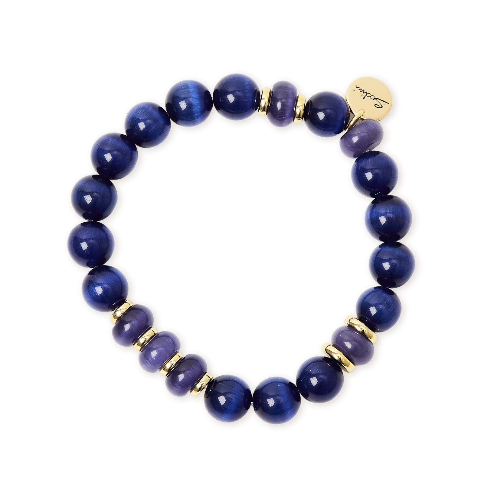 Bracciale elastico boule Modern Muse - Blu - Sodini Bijoux