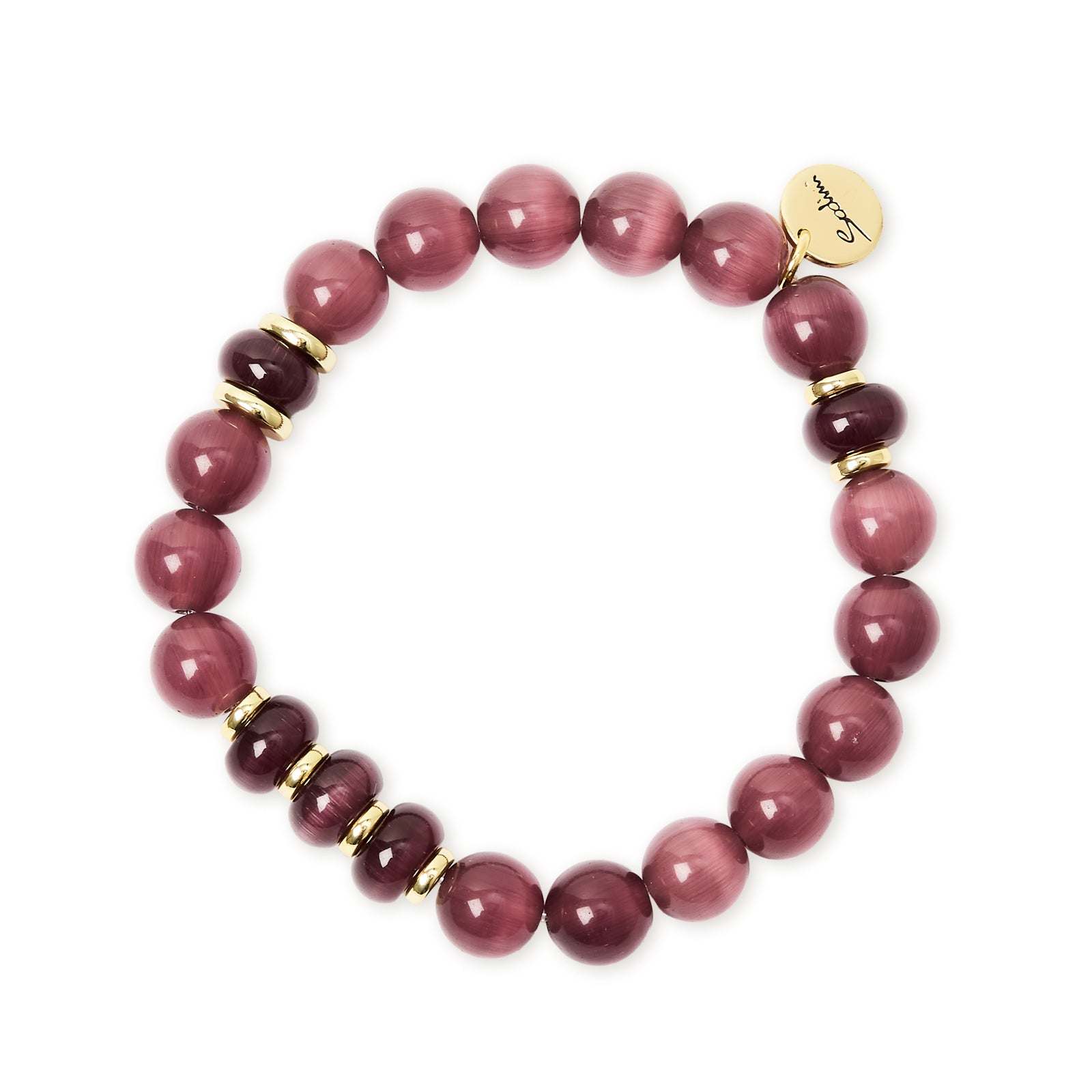 Bracciale elastico boule Modern Muse - Viola - Sodini Bijoux