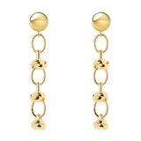 Orecchini maglie ovali fasce avviluppate Modern Muse - Oro - Sodini Bijoux