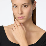 Hoop boule discs earrings Modern Muse - Gold - Sodini Bijoux