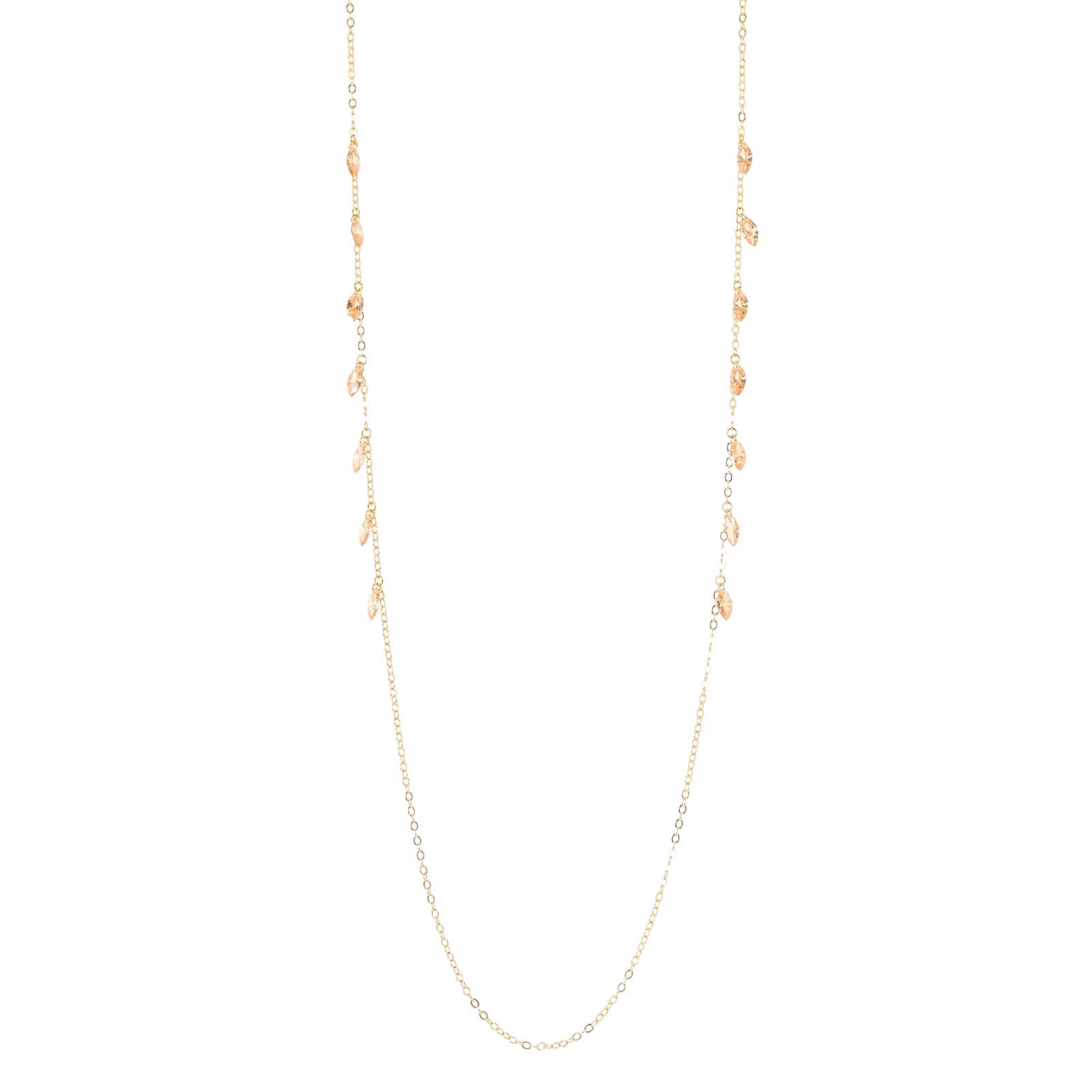 Collana lunga con cristalli Foliage - Multicolor - Sodini Bijoux
