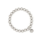 Elastic bracelet small boule Sissi - Silver - Sodini Bijoux