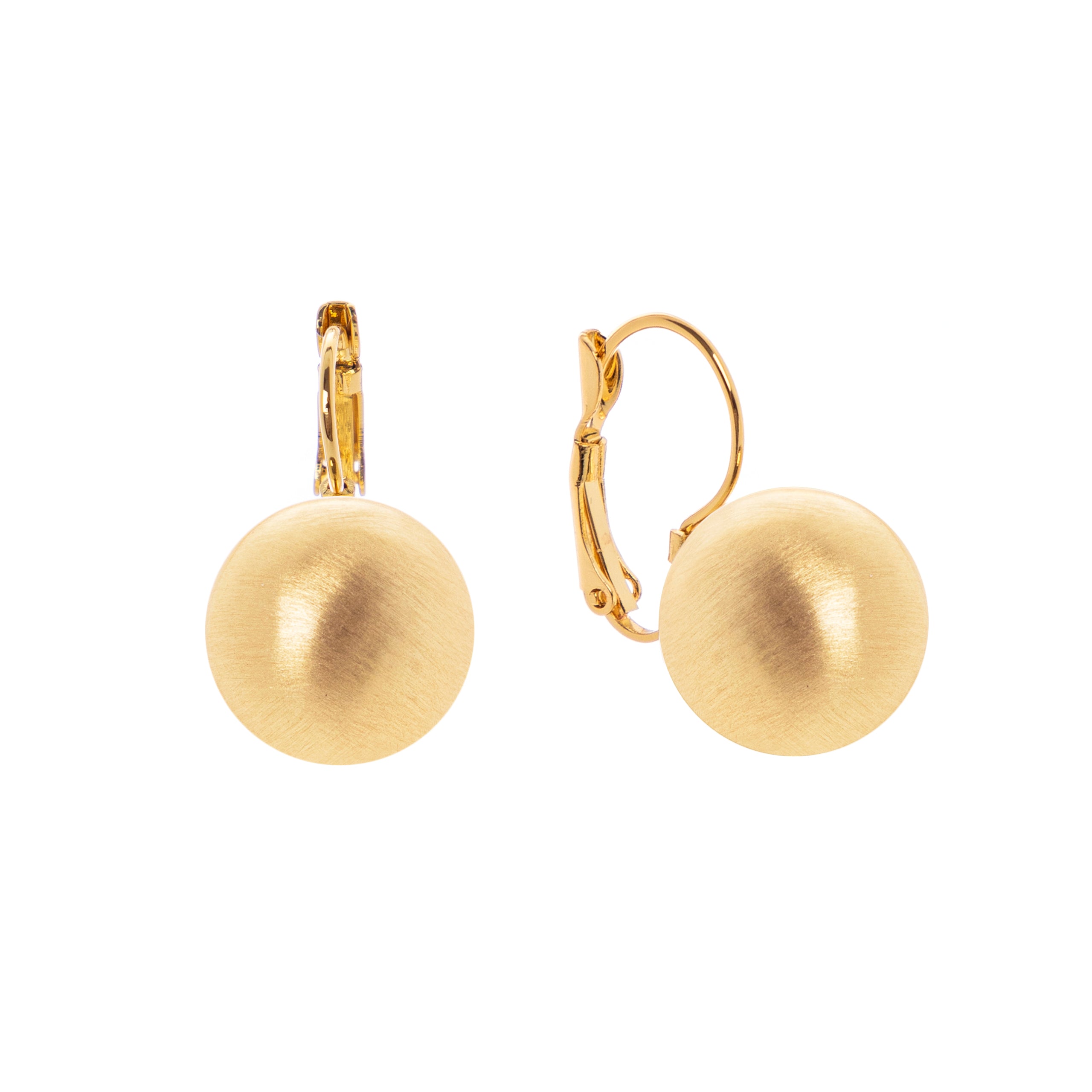 Orecchini Sportivi In Argento 925 - Con Pallina Per Appassionati Di Sport Orecchini Sportivi In Argento 925 - Con Pallina Per Appassionati Di Sport