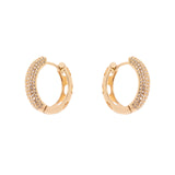 Orecchini mini cerchio leggero Ginevra - Oro - Sodini Bijoux