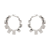 Orecchini a cerchio spirale Domus - Argento - Sodini Bijoux