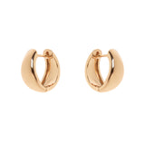 Piccoli orecchini cerchietto bombato Domus - Oro - Sodini Bijoux